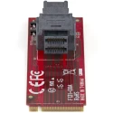 StarTech.com Host Adapter Card M.2 PCIe (x4 PCIe) Interface Type U2 Supported Form Factor 63 x 21 x 15 mm M2E4SFF8643