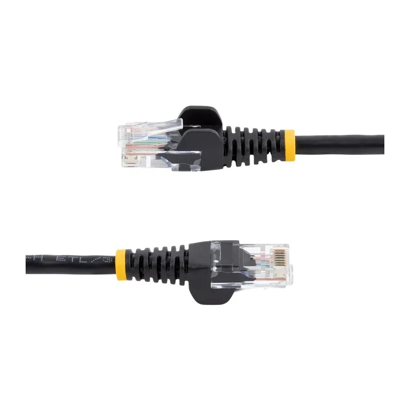 StarTech.com Cat5e Ethernet Cable 3 m Unscreened Black PVC Jacket 24AWG Stranded Copper Wire 