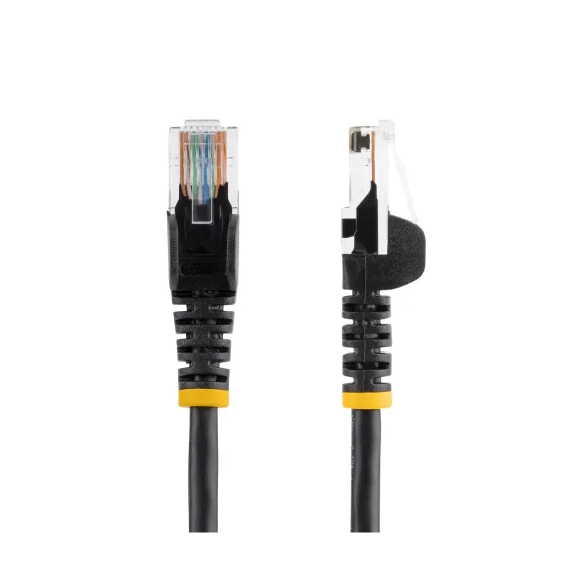 StarTech.com Cat5e Ethernet Cable 3 m Unscreened Black PVC Jacket 24AWG Stranded Copper Wire 