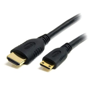StarTech.com 1 m 4K@30Hz HDMI Cable Male HDMI to Male Mini HDMI HDMI 1.4 Black HDACMM1M