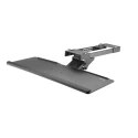 StarTech.com Built-in Wrist Rest Black Steel Keyboard Drawer 670mm Width 215mm Height 782mm Depth KBTRAYADJ