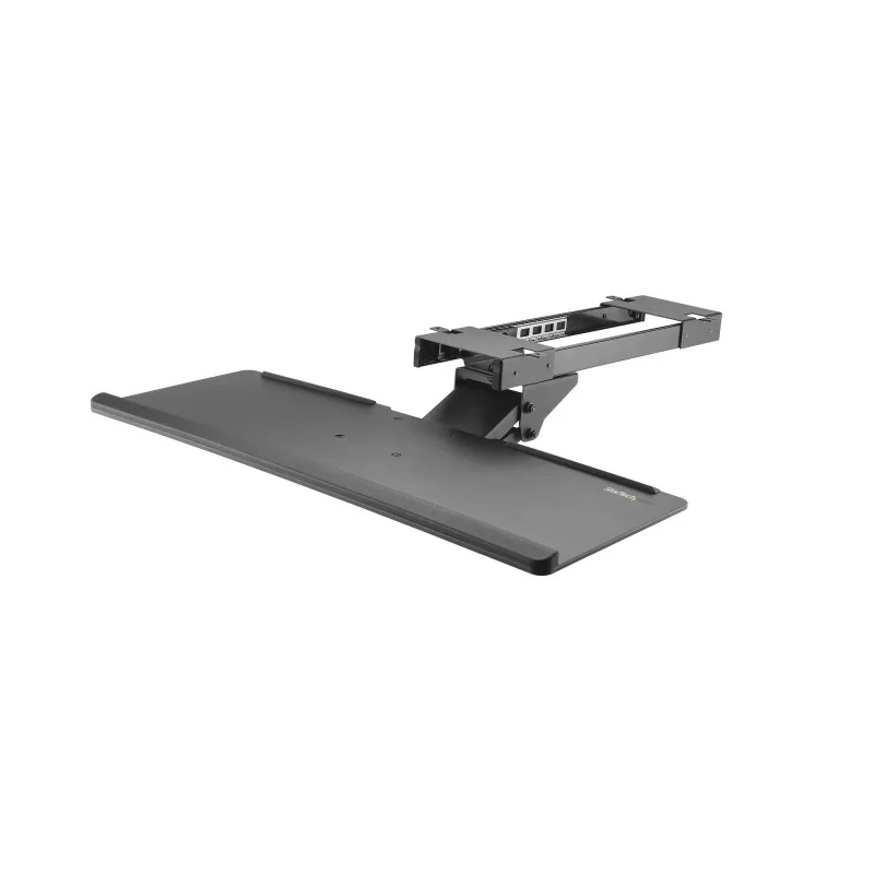 StarTech.com Built-in Wrist Rest Black Steel Keyboard Drawer 670mm Width 215mm Height 782mm Depth KBTRAYADJ