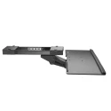 StarTech.com Built-in Wrist Rest Black Steel Keyboard Drawer 670mm Width 215mm Height 782mm Depth KBTRAYADJ