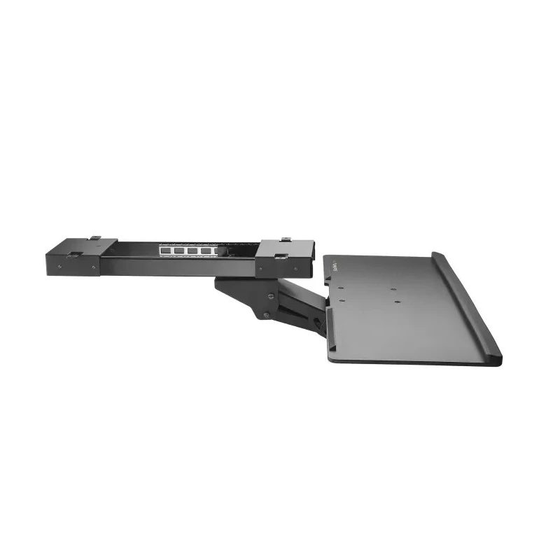 StarTech.com Built-in Wrist Rest Black Steel Keyboard Drawer 670mm Width 215mm Height 782mm Depth KBTRAYADJ