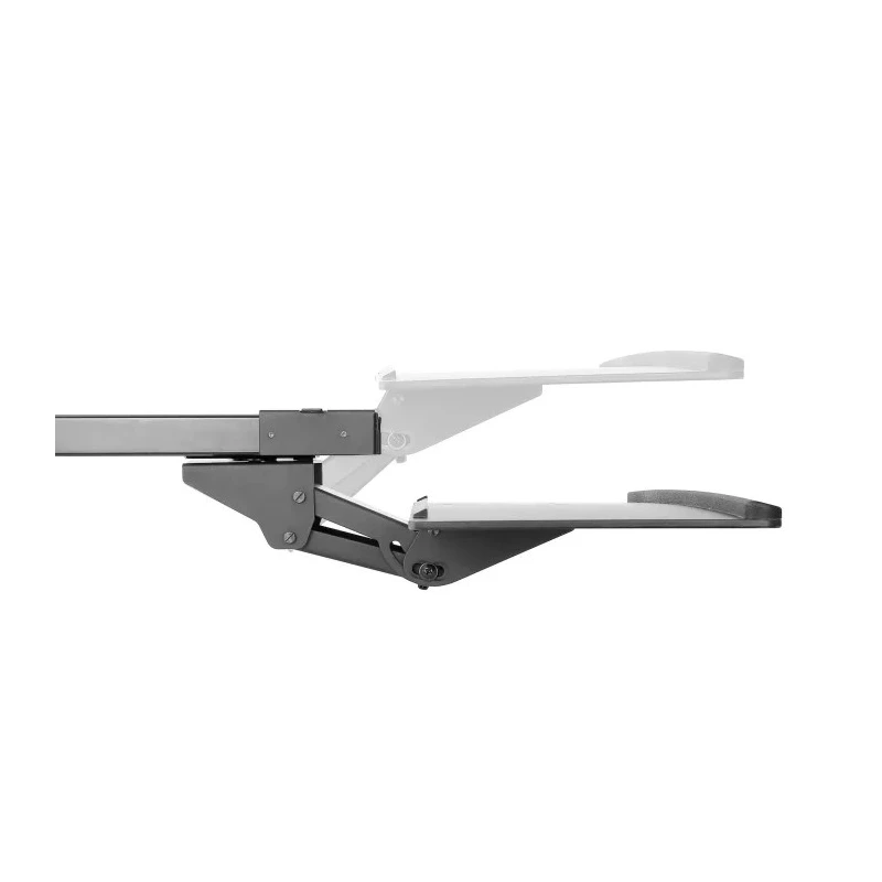 StarTech.com Built-in Wrist Rest Black Steel Keyboard Drawer 670mm Width 215mm Height 782mm Depth KBTRAYADJ