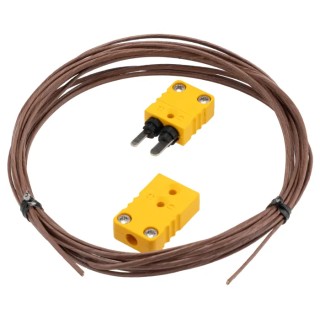 Fluke Thermocouple Extension Cable for Use with Type K Thermometer 80PK-EXT