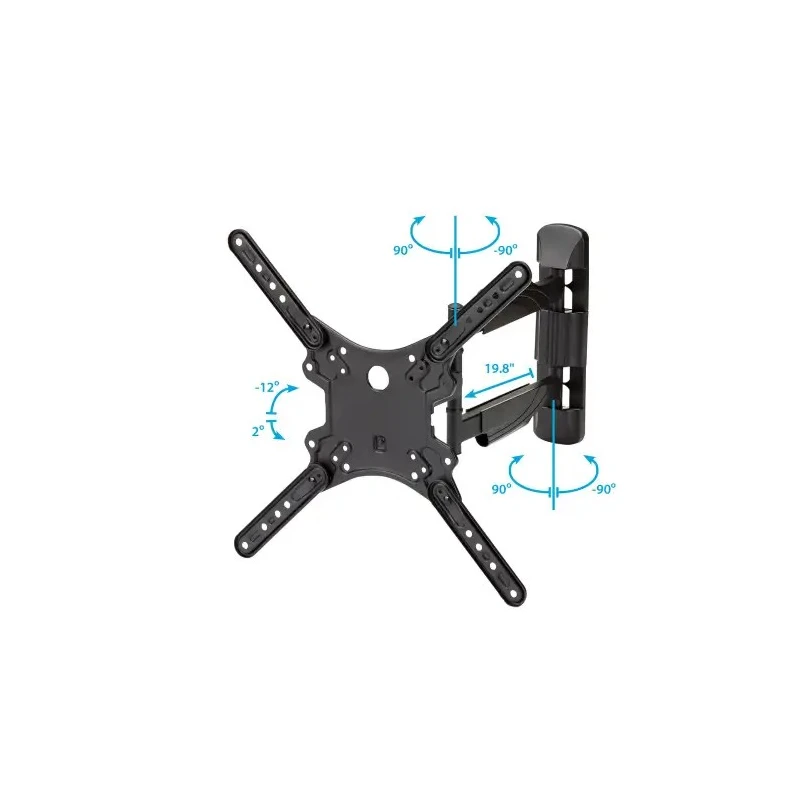 StarTech.com Black Wall Mount Monitor Bracket 35 kg Maximum Load FPWARTB1M