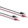 Fluke Patch Cord 8A Current, 30 V AC, 60 V DC, Black and Red, 610 mm Lead Length TL930