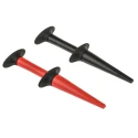 Fluke Black and Red Hook Clip 2 mm Tip Nickel-Plated Contact 600V 3A AC280