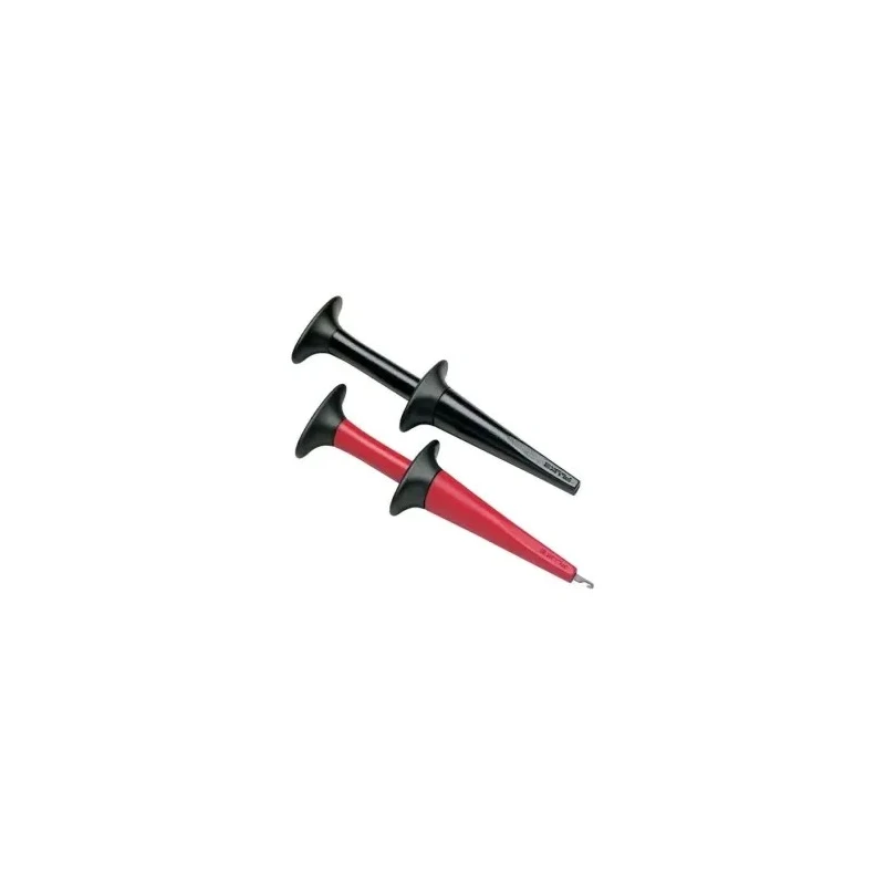 Fluke Black and Red Hook Clip 2 mm Tip Nickel-Plated Contact 600V 3A AC280