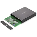 StarTech.com 22 mm Dual M.2 SATA Hard Drive Enclosure with USB 3.1, RAID Support SM22BU31C3R