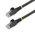 RS PRO StarTech.com Cat6 Ethernet Cable 4 Core, Black, 3 m, Unshielded Unscreened, Snagless PVC N6PATC3MBK