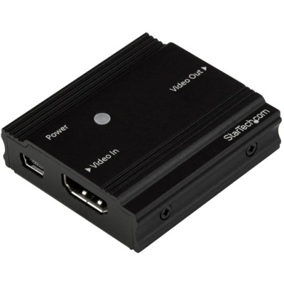 StarTech.com 1 Port HDMI Extender with 7.1 Surround Sound Audio, 3840 x 2160 Pixel Resolution, 35m Extension HDBOOST4K