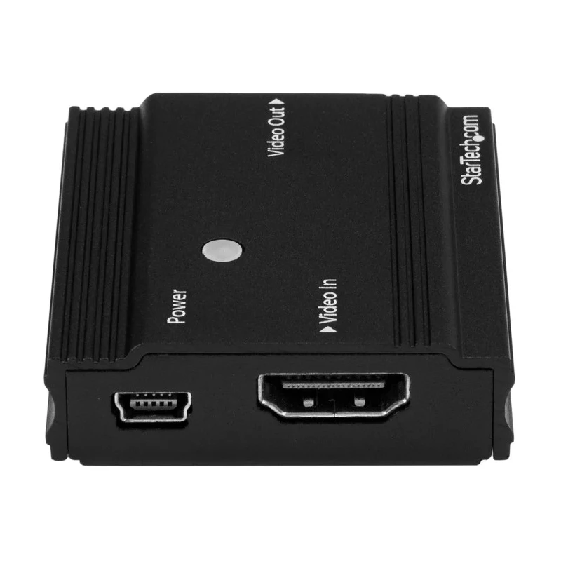StarTech.com 1 Port HDMI Extender with 7.1 Surround Sound Audio, 3840 x 2160 Pixel Resolution, 35m Extension HDBOOST4K