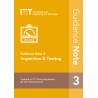 IET Testing Guidance Note 3 Inspection Book Paperback 9th Edition 192 Pages 978-1-83953-236-8