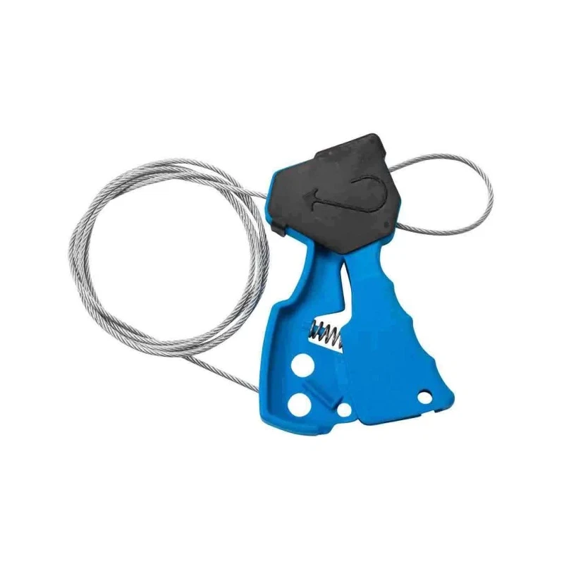 Brady Blue 1-Lock Lockout Glass Filled Nylon Cable Lockout Device 7.87 mm ASSY, CABLE L/O, BLUE 6'