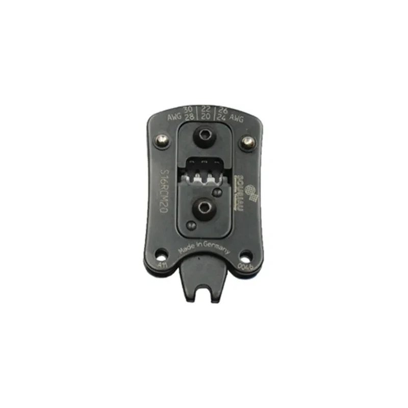 Souriau Sunbank by Eaton Coaxial Type Crimping Head, Insulated, Black, 30 to 20 AWG Cutting Capacity S16RCM20