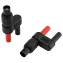 Fluke Banana Plug Dual Male to Female BNC Adapter IEC 61010-031 Safety Standard for Use with 80i-110s PM9081