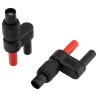 Fluke Banana Plug Dual Male to Female BNC Adapter IEC 61010-031 Safety Standard for Use with 80i-110s PM9081