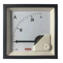 RS PRO Analogue Panel Ammeter 25 A AC, 68 mm x 68 mm, 1% Moving Iron 186-2439