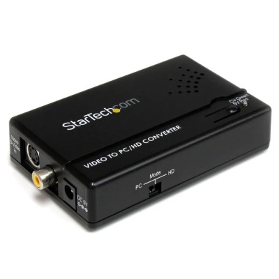 StarTech.com 1 Port S Video to VGA Video Converter 12 mm Cable Length 1280 x 1024 Pixel Maximum Resolution VID2VGATV2