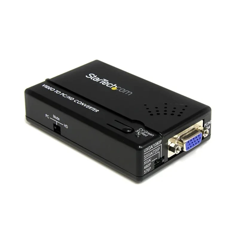 StarTech.com 1 Port S Video to VGA Video Converter 12 mm Cable Length 1280 x 1024 Pixel Maximum Resolution VID2VGATV2