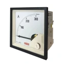 RS PRO Analogue Panel Ammeter 300 A DC, 68 mm x 68 mm, 1 % Moving Coil 186-2493