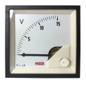RS PRO Analogue Panel Ammeter DC 68mm x 68mm Cutout with Knife-Edge Pointer 186-2495