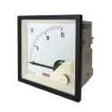 RS PRO Analogue Panel Ammeter DC 68mm x 68mm Cutout with Knife-Edge Pointer 186-2495