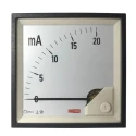RS PRO Analogue Panel Ammeter 20 mA DC, 92 mm x 92 mm, 1 % Moving Coil 186-2501