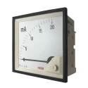RS PRO Analogue Panel Ammeter 20 mA DC, 92 mm x 92 mm, 1 % Moving Coil 186-2501