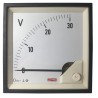 RS PRO Analogue Panel Ammeter DC 92mm x 92mm Cutout 1% Accuracy 15mV to 600VDC 186-2509
