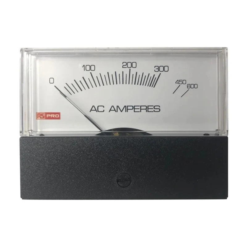 HOBUT RS PRO Analogue Panel Ammeter 1000 A AC, 76 mm x 74 mm, ±1.5 % Accuracy High Torque Pivot and Jewel Moving 186-2523