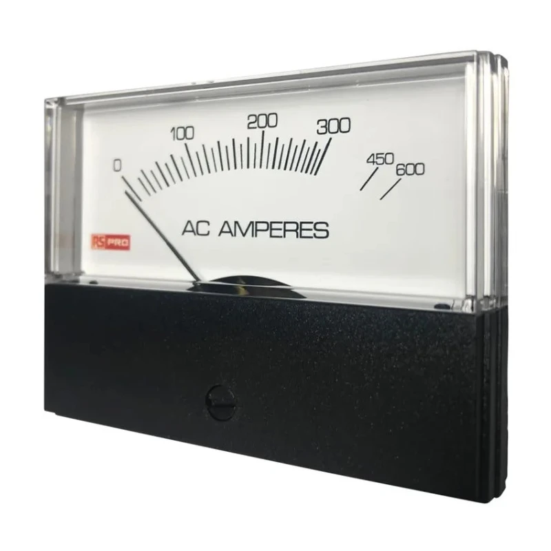 HOBUT RS PRO Analogue Panel Ammeter 1000 A AC, 76 mm x 74 mm, ±1.5 % Accuracy High Torque Pivot and Jewel Moving 186-2523