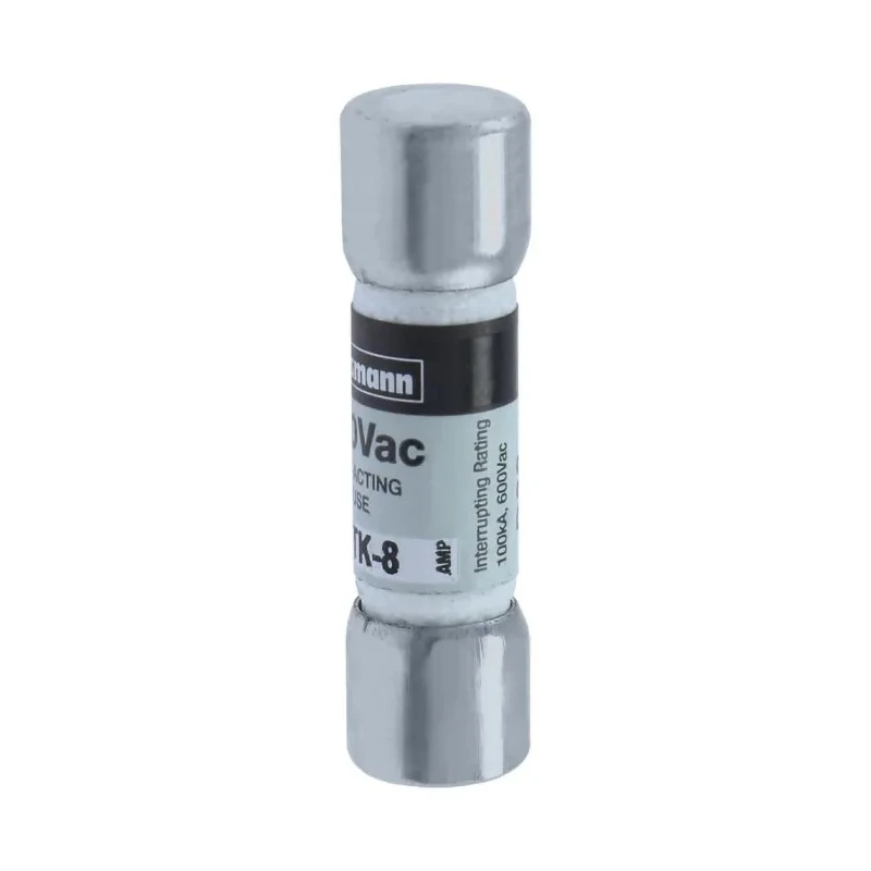 Eaton Cartridge Fuse 8A Fast Acting Melamine Body 600V AC 10 x 38 mm KTK-8