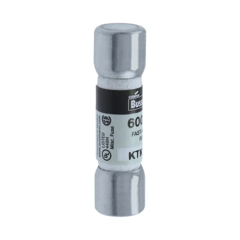 Eaton 6A Fast Acting Melamine Cartridge Fuse 10 x 38 mm 600V AC KTK-6