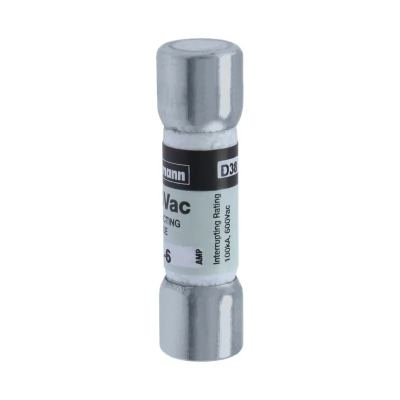 Eaton 6A Fast Acting Melamine Cartridge Fuse 10 x 38 mm 600V AC KTK-6