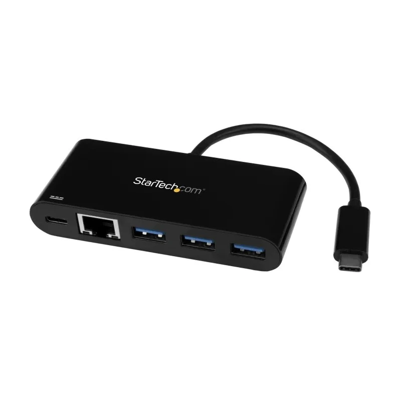 StarTech.com USB 3.0 USB Ethernet Adapter 5Gbps Network Speed 150mm Cable Length Black US1GC303APD