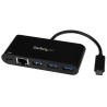 StarTech.com USB 3.0 USB Ethernet Adapter 5Gbps Network Speed 150mm Cable Length Black US1GC303APD