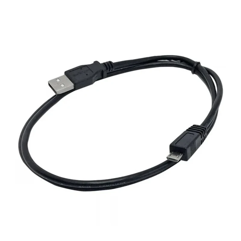 RS PRO USB 2.0 Male USB Type A to Male Micro USB Type B Cable, Black, 1 m UUSBHAUB1M