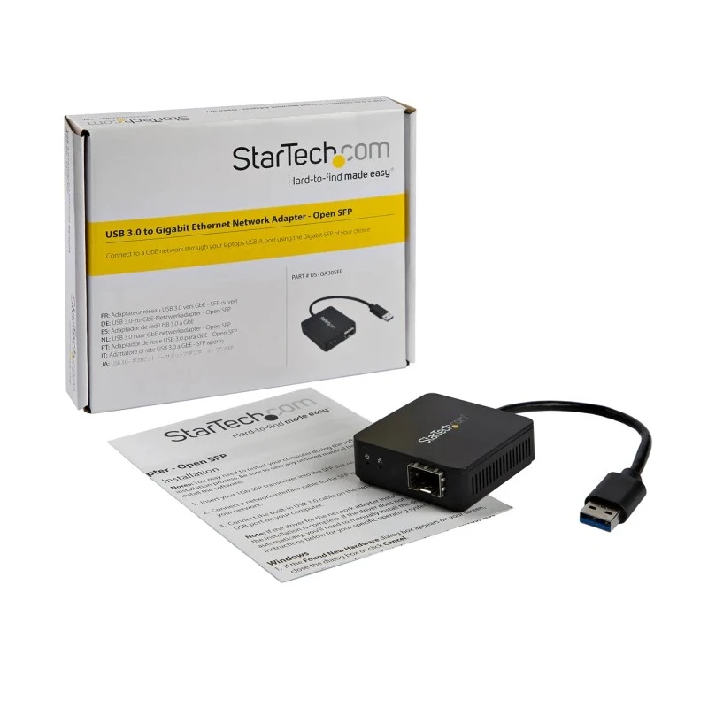 StarTech.com USB 3.0 1000Mbps Network Speed USB Ethernet Adapter 195mm Cable Length US1GA30SFP