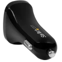 StarTech.com 2-Port USB Car Charger 24W Max Input 24V DC Output 5V DC 2.4A USB2PCARBKS