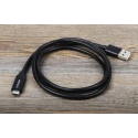 StarTech.com USB 2.0 Male USB 2.0 Type A to Male USB Type C Black 1m Cable USB2AC1M