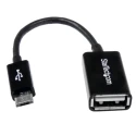 StarTech.com IC Socket USB Cable Female Micro USB Type B to Female USB 2.0 Type A 127 mm UUSBOTG