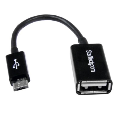 StarTech.com IC Socket USB Cable Female Micro USB Type B to Female USB 2.0 Type A 127 mm UUSBOTG