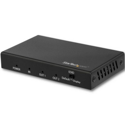 StarTech.com 2 Port 1 Input 2 Output HDMI Video Splitter 4096x2160 Resolution ST122HD202