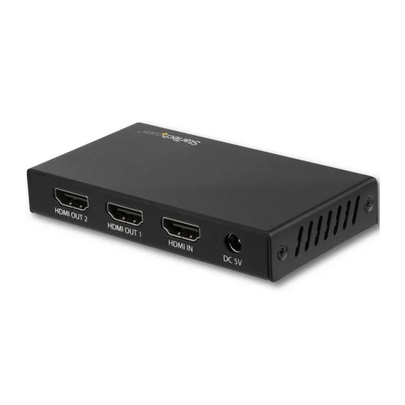 StarTech.com 2 Port 1 Input 2 Output HDMI Video Splitter 4096x2160 Resolution ST122HD202