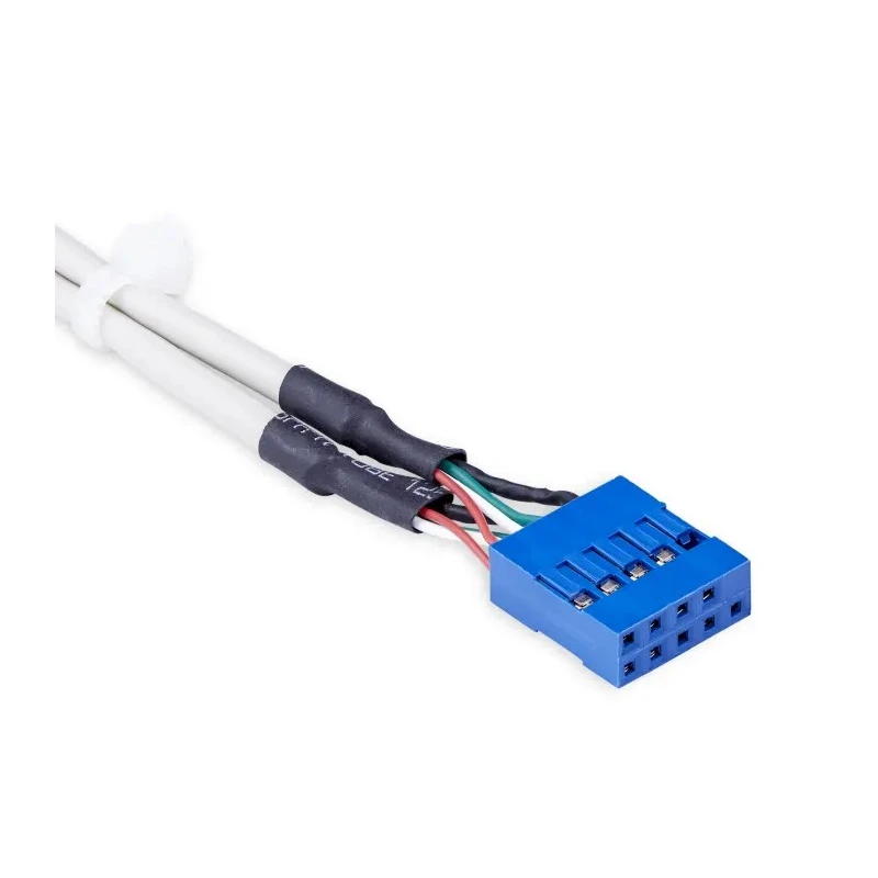 StarTech.com USB 2.0 Female 10 Pin IDC x 2 to Female USB Type A Grey 286mm USBPLATE4