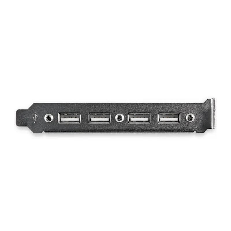 StarTech.com USB 2.0 Female 10 Pin IDC x 2 to Female USB Type A Grey 286mm USBPLATE4