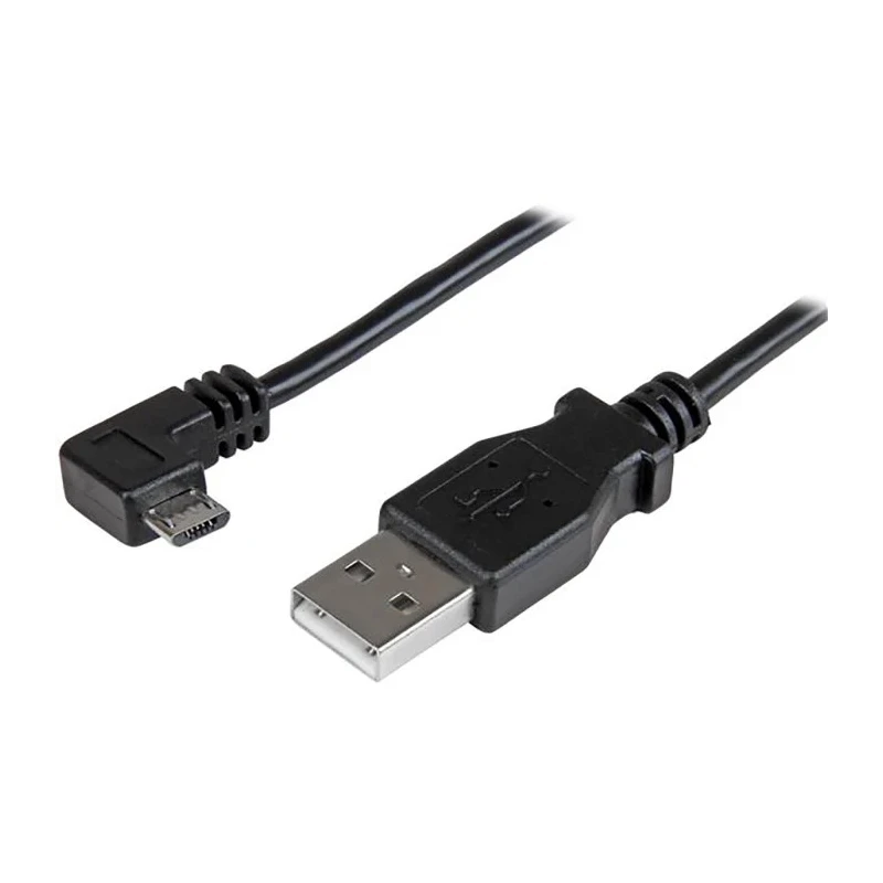 StarTech.com USB 2.0 Male USB 2.0 Type A to Male Micro USB Type B Connector Cable Black 500mm USBAUB50CMRA